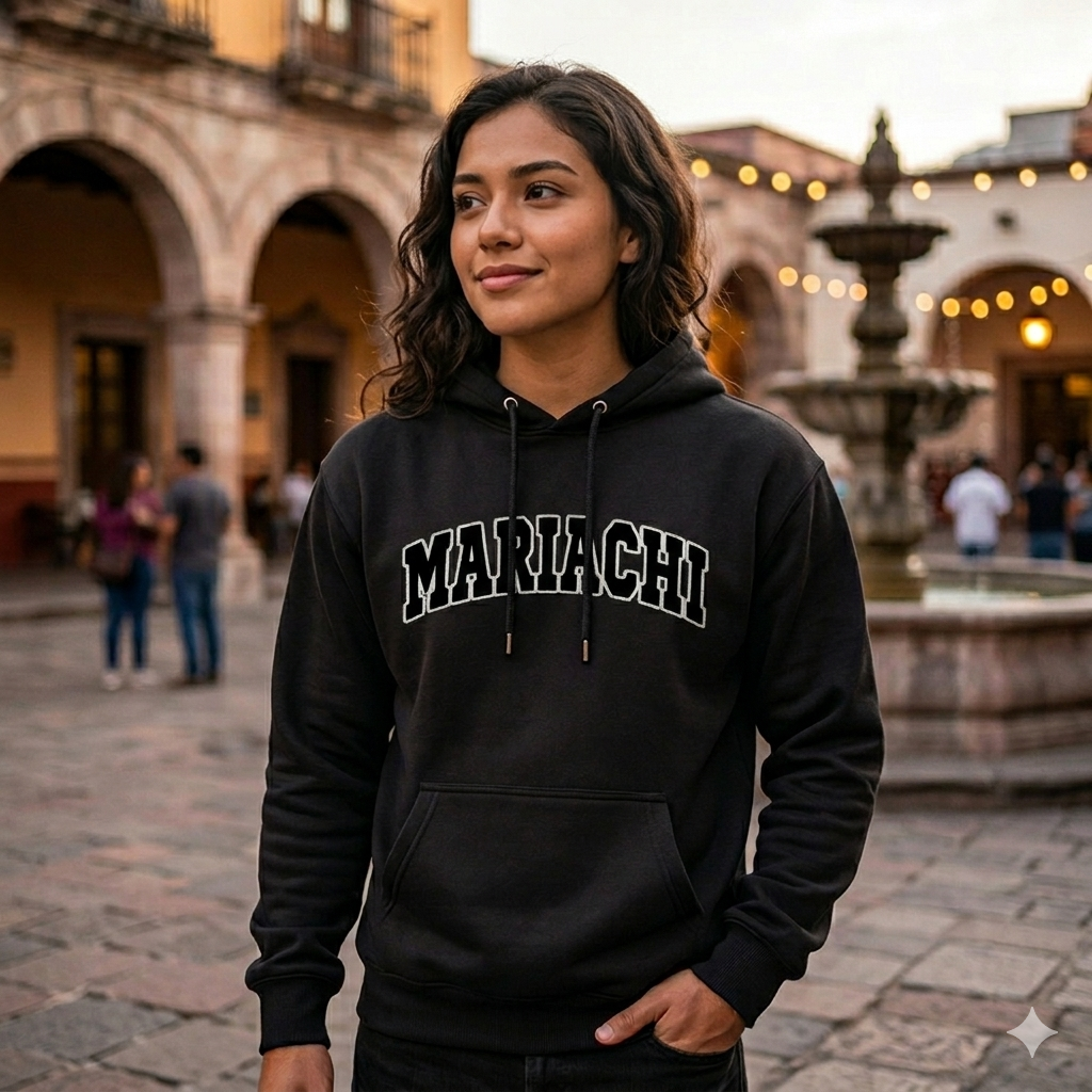 Mariachi Embroidered Hoodie - UNISEX